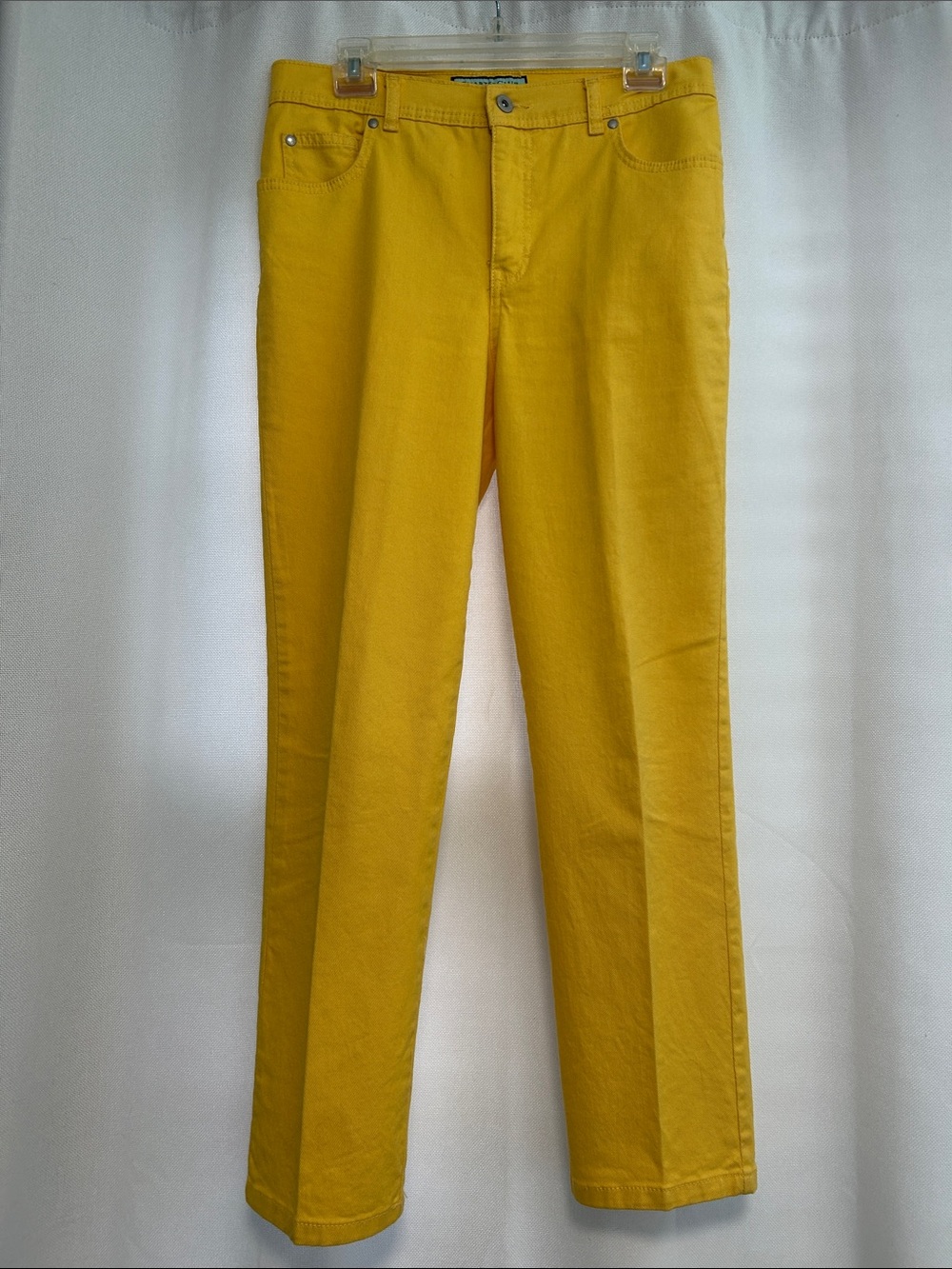 Charter Club Petite Bright Yellow Jeans
